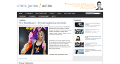 Desktop Screenshot of chrisjonesosteo.com.au